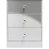 SWIFT Verity Ready Assembled 3 Drawer Bedside Cabinet 1 SWIFT Verity Ready Assembled 3 Drawer Bedside Cabinet -Home Comprehensive VNOIL SQ2 0000000563 GREY GLOSS SLf