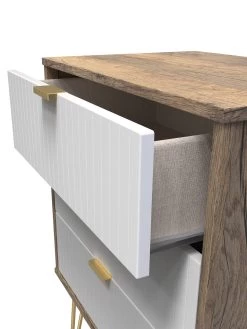 SWIFT Andie Ready Assembled 3 Drawer Chest -Home Comprehensive VNOIY SQ5 0000000013 WHITE SLd1