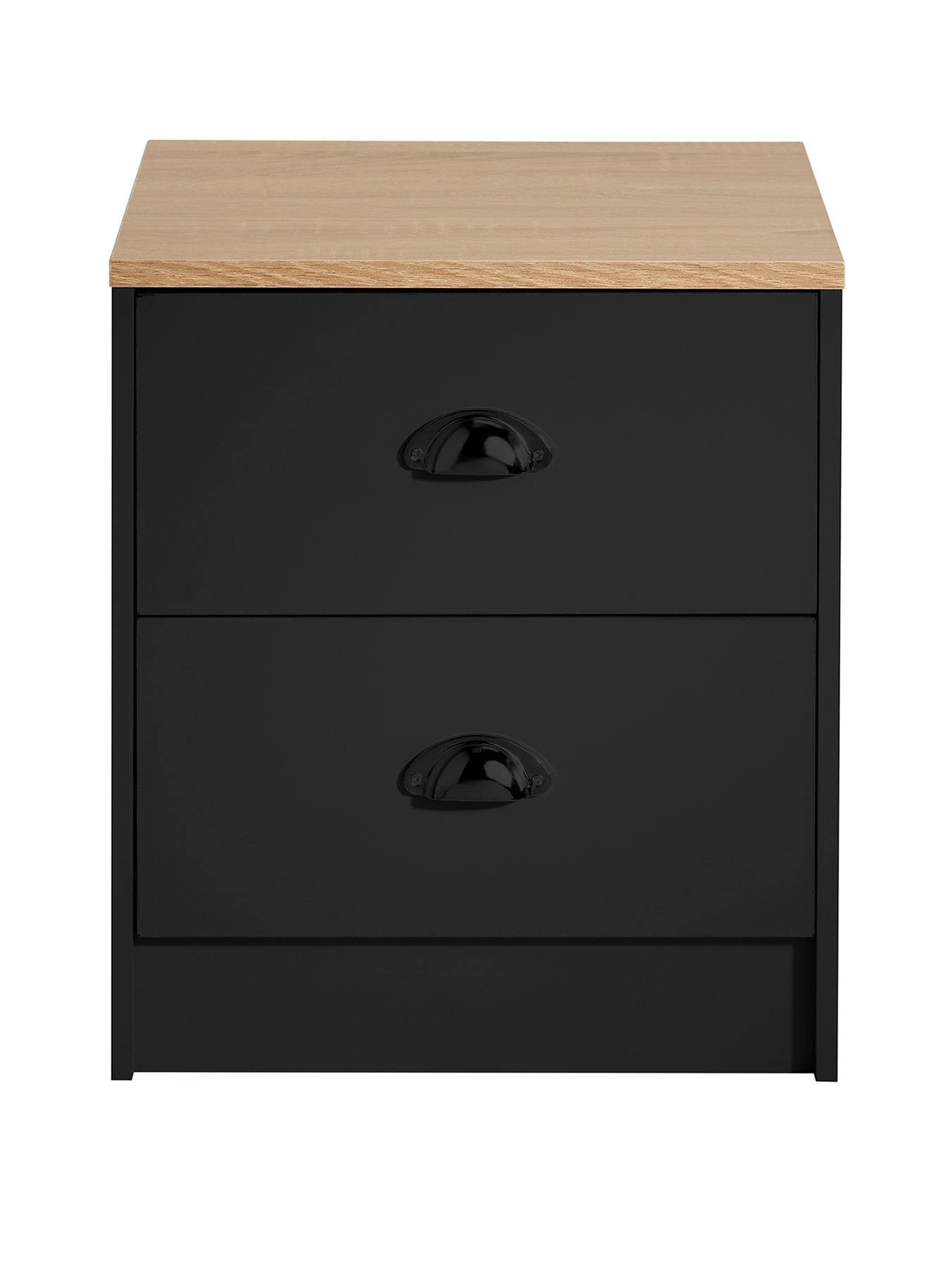Lloyd Pascal Henley 2 Draw Bedside With Cup Handles 4 Lloyd Pascal Henley 2 Draw Bedside With Cup Handles - Image 2