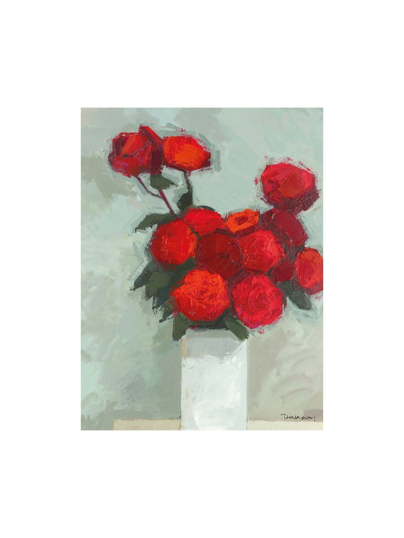 The Art Group Roses & Yarrow Ii Canvas 4 The Art Group Roses & Yarrow Ii Canvas - Image 2