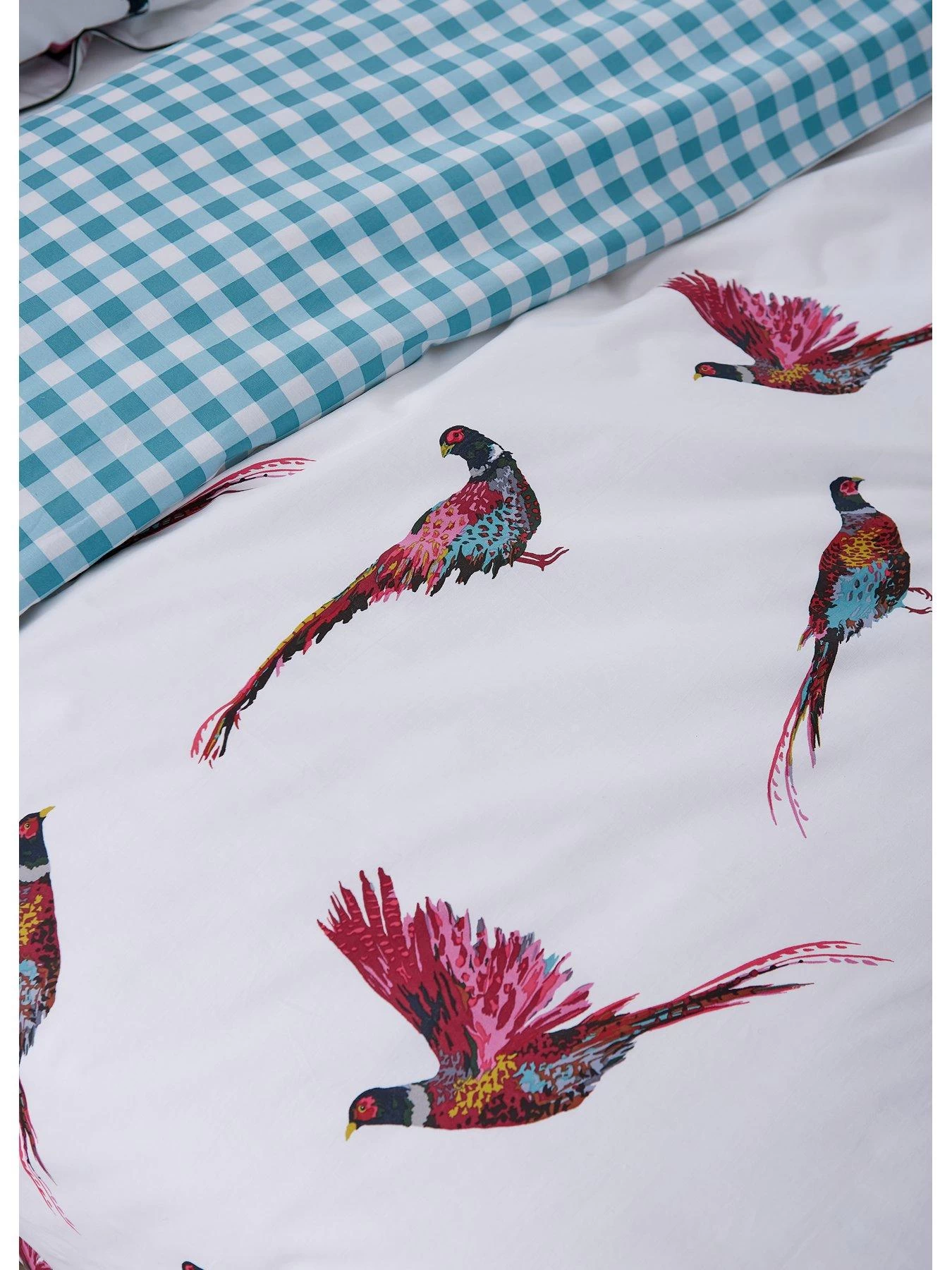 Joules Patterdale Pheasants 100% Cotton Percale Duvet Cover Set 8 Joules Patterdale Pheasants 100% Cotton Percale Duvet Cover Set - Image 6