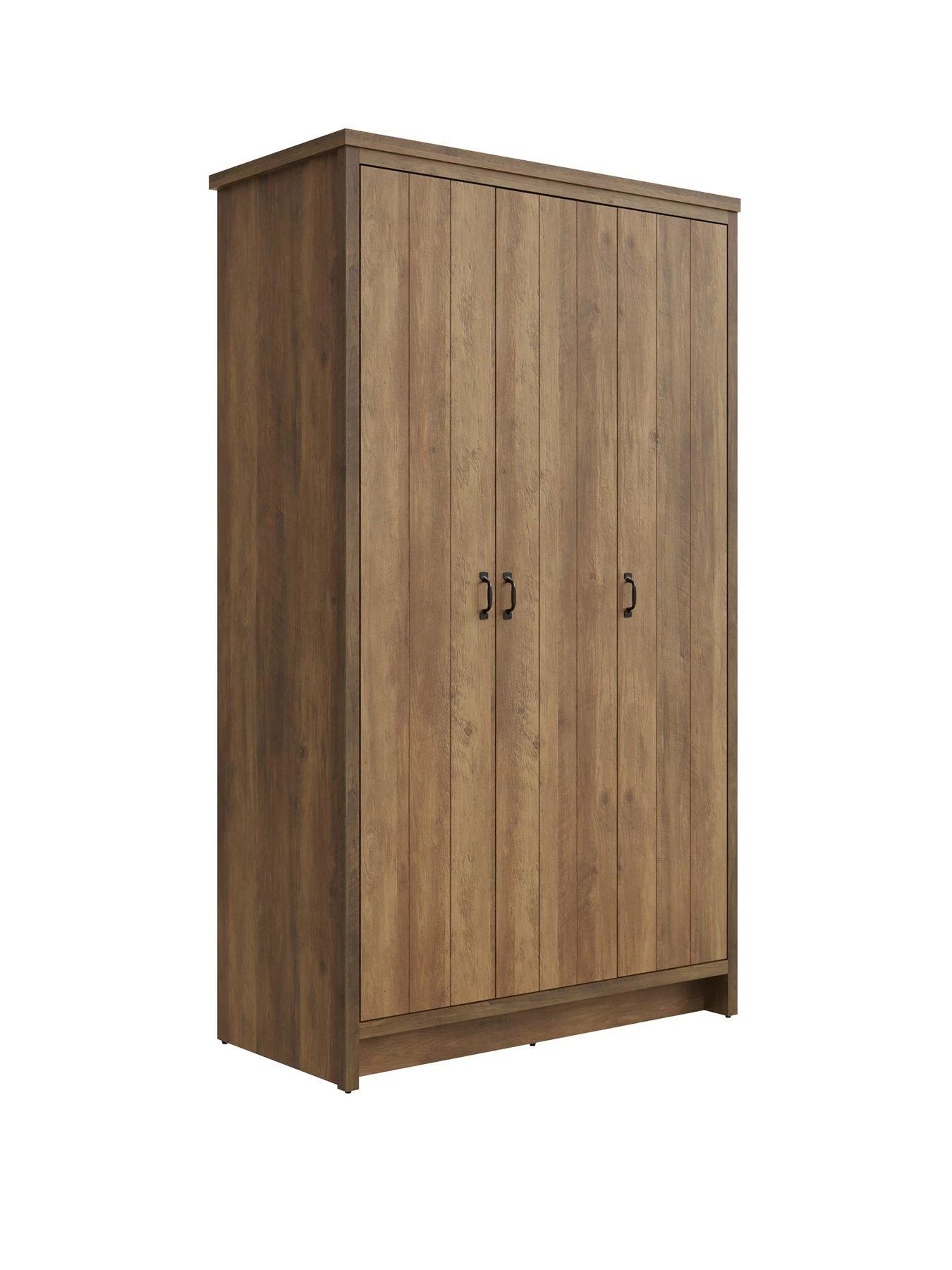GFW Boston 3 Door Wardrobe - Oak 5 GFW Boston 3 Door Wardrobe - Oak - Image 3