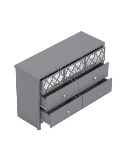 GFW Arianna 3 + 4 Chest Of Drawers 12 GFW Arianna 3 + 4 Chest Of Drawers -Home Comprehensive VO4P1 SQ4 0000000005 GREY SLd