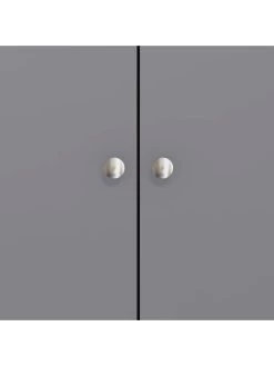 GFW Arianna 2 Door, 1 Drawer Wardrobe -Home Comprehensive VO4P2 SQ6 0000000005 GREY SLd2