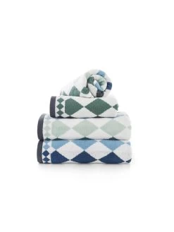 Deyongs Bliss Diamond Bath Towel 550GSM 8 Deyongs Bliss Diamond Bath Towel 550GSM -Home Comprehensive VO5K1 SQ3 0000000020 BLUE SLd1