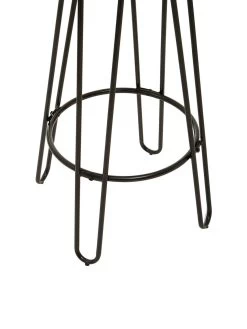 Premier Housewares District Bar Stool 7 Premier Housewares District Bar Stool -Home Comprehensive VO7K9 SQ5 0000000004 BLACK SLd1