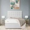 Airsprung Buttoned Headboard -Home Comprehensive VO8EV SQ1 0000000215 LIGHT GREY RSr