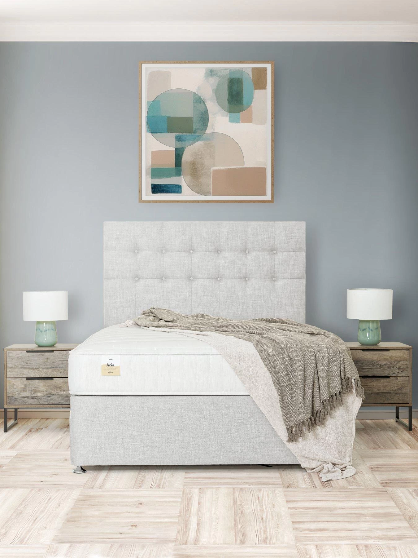 Airsprung Buttoned Headboard 3 Airsprung Buttoned Headboard