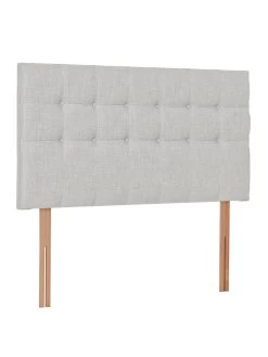 Airsprung Buttoned Headboard 8 Airsprung Buttoned Headboard -Home Comprehensive VO8EV SQ3 0000000215 LIGHT GREY SLa