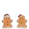 Very Home Set Of Christmas Gingerbread Salt And Pepper Shakers -Home Comprehensive VOLEL SQ1 0000000029 MULTI SLf