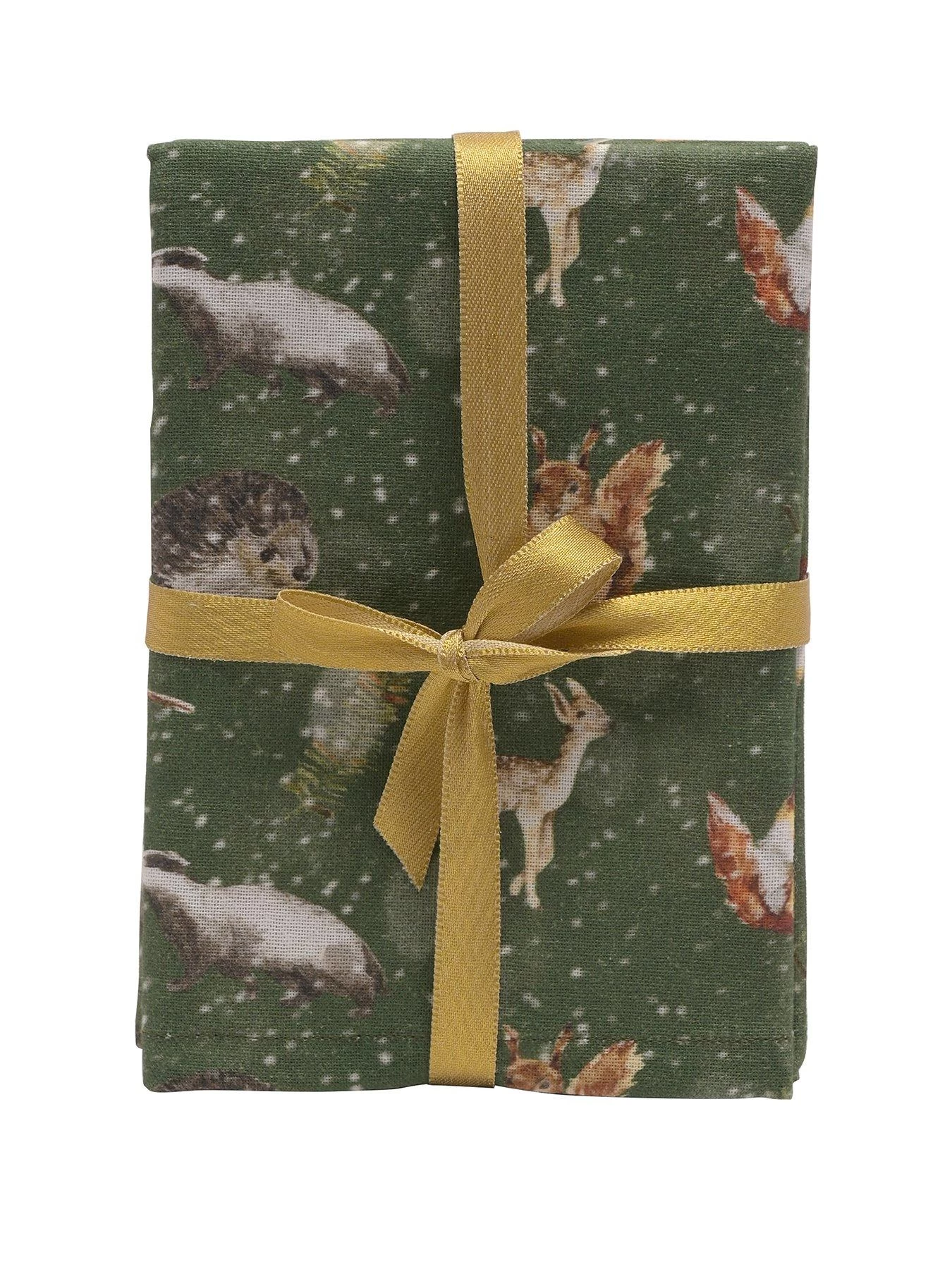 Very Home Set Of 4 Winter Wilds Napkins 3 Very Home Set Of 4 Winter Wilds Napkins