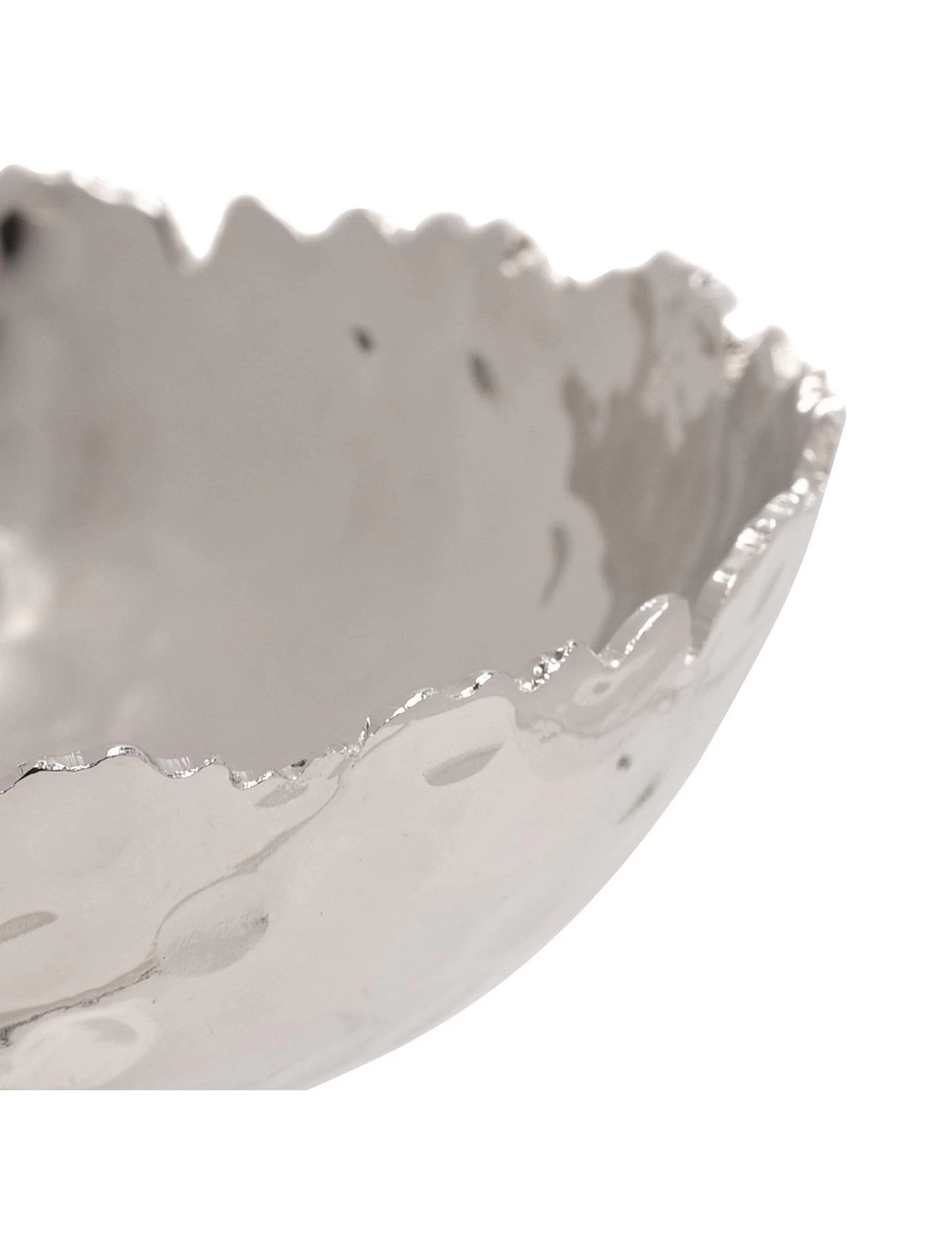 Very Home Set Of 2 Medium Decorative Silver Bowl 4 Very Home Set Of 2 Medium Decorative Silver Bowl - Image 2