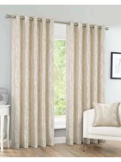 Mia Super Thermal Eyelet Curtains -Home Comprehensive VOOM5 SQ4 0000000067 CREAM SLd1