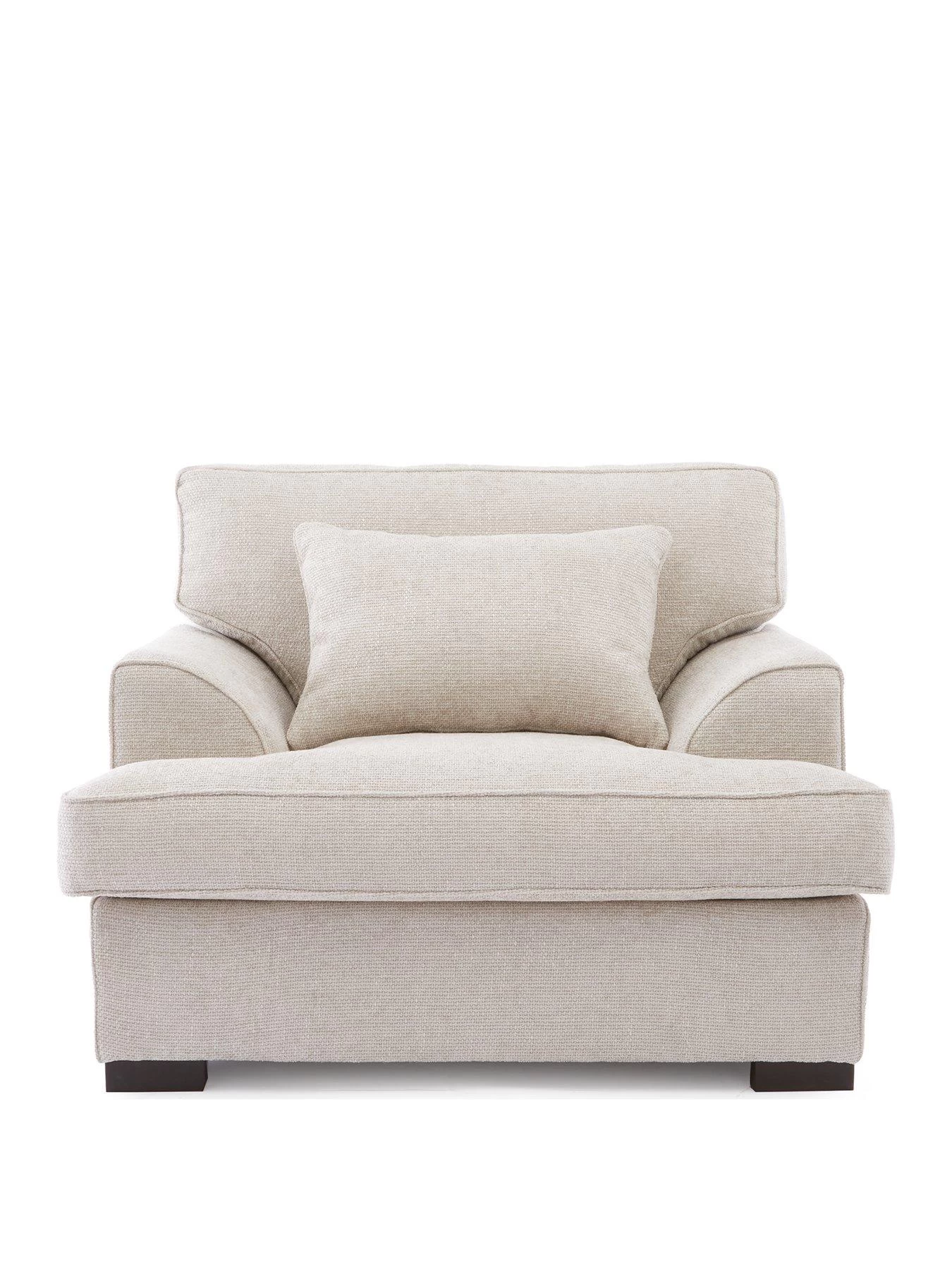 Very Home Cottage Fabric Armchair 4 Very Home Cottage Fabric Armchair - Image 2