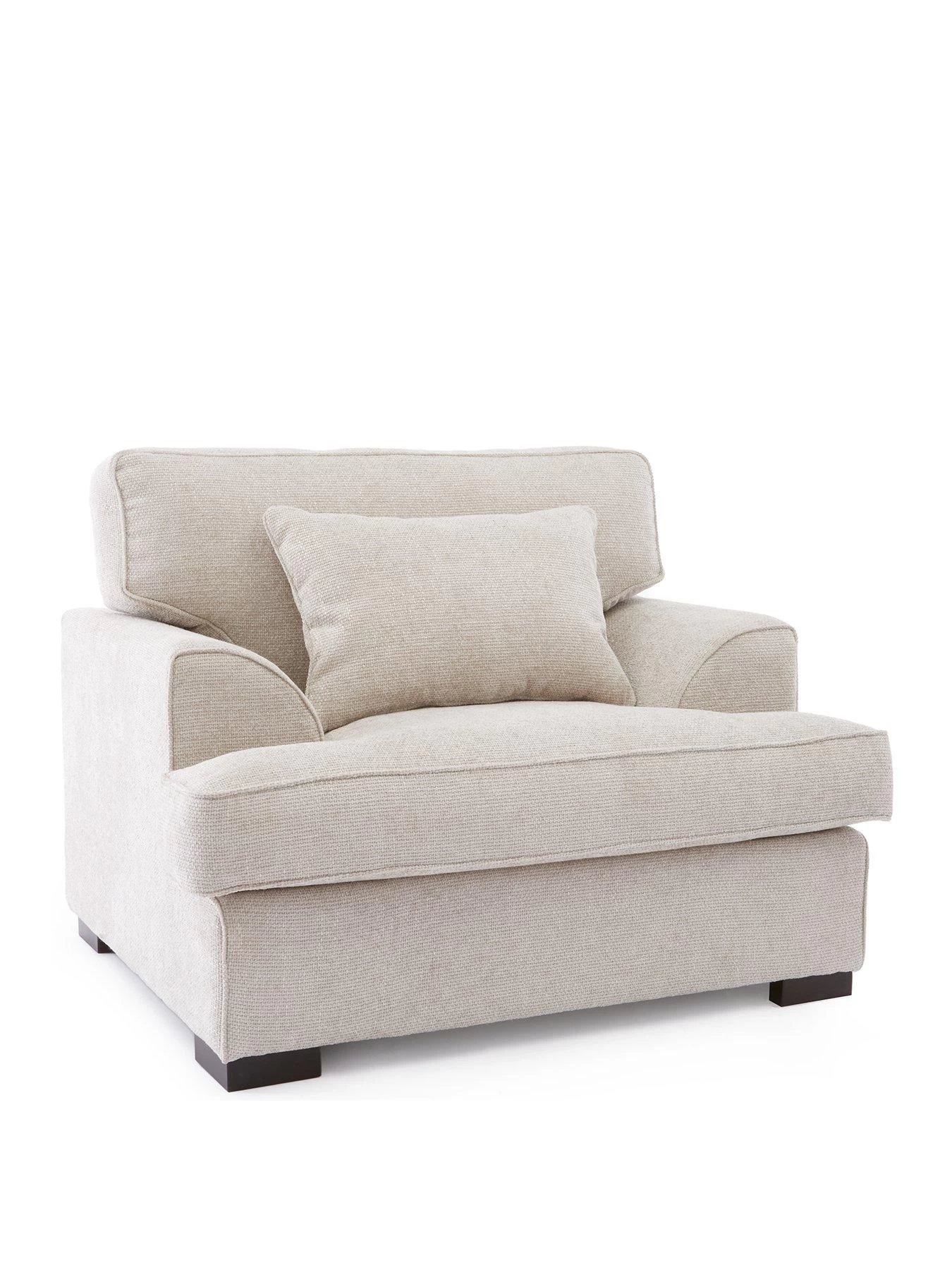 Very Home Cottage Fabric Armchair 5 Very Home Cottage Fabric Armchair - Image 3