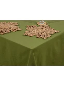 Esselle Naturelle Severn Jute Star Crochet Placemats – Set Of 2 -Home Comprehensive VOVNK SQ6 0000000099 N A SLd4