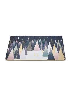 Sara Miller Set Of 4 Frosted Pines Placemats - 30.5 X 23 cm -Home Comprehensive VOVPC SQ5 0000000099 N A SLd3