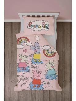 Peppa Pig Playful Jnr Pnl Duvet - Multi