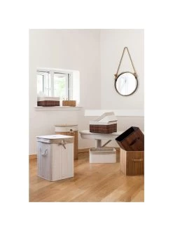 Premier Housewares Set Of Two Kankyo White Bamboo Storage Boxes 9 Premier Housewares Set Of Two Kankyo White Bamboo Storage Boxes -Home Comprehensive VP8HL SQ3 0000000088 NO COLOR SLd1