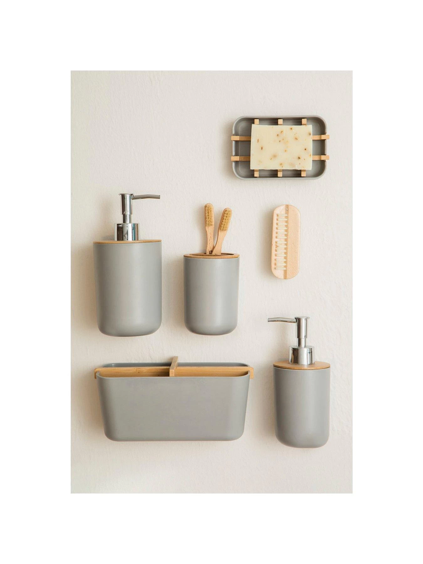 Premier Housewares Canyon Grey Organiser 8 Premier Housewares Canyon Grey Organiser - Image 6