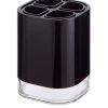 Premier Housewares Ando Black Acrylic Toothbrush Holder