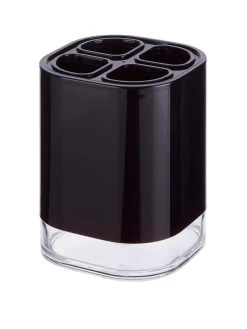 Premier Housewares Ando Black Acrylic Toothbrush Holder