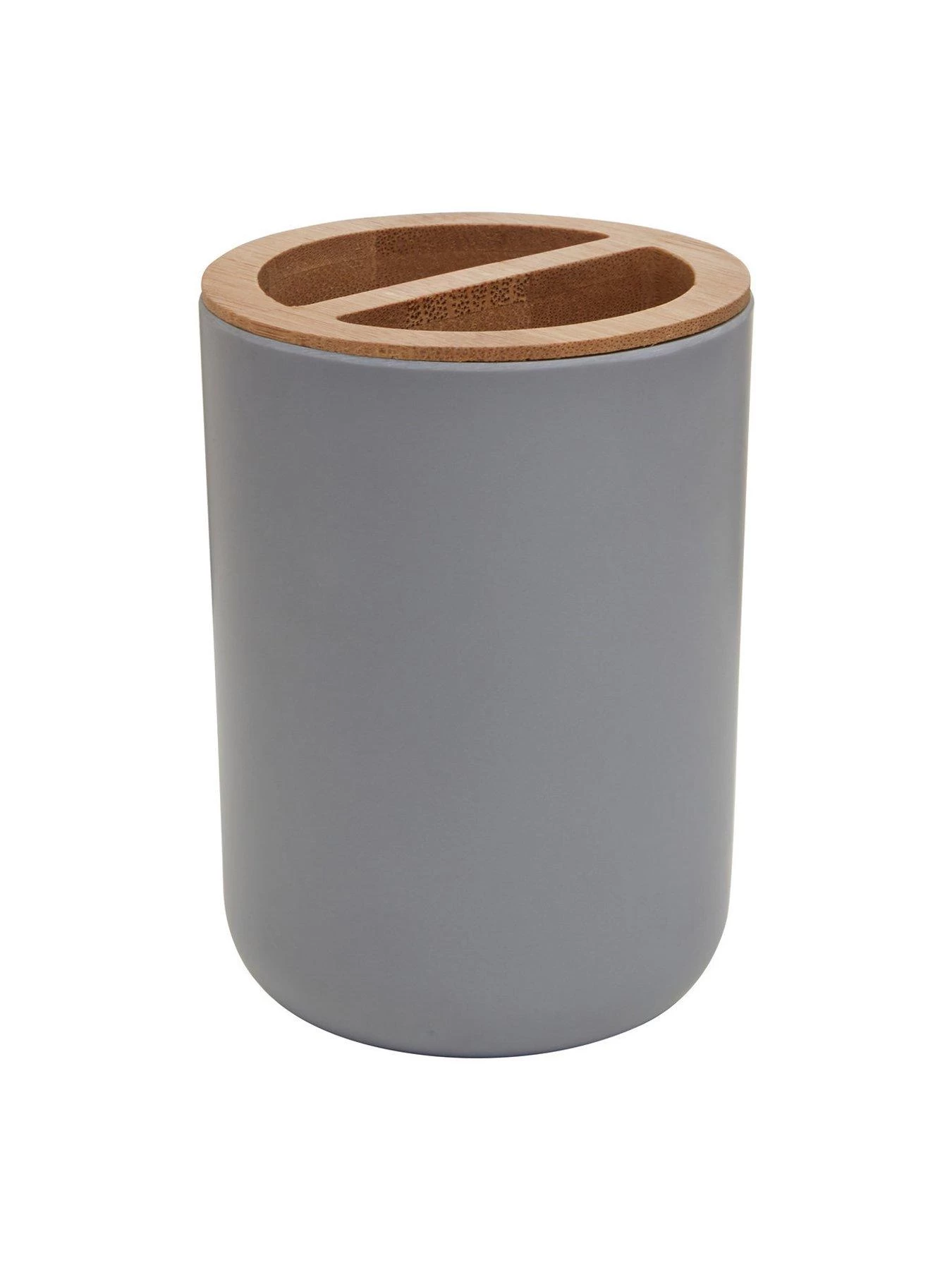 Premier Housewares Canyon Grey Toothbrush Holder 4 Premier Housewares Canyon Grey Toothbrush Holder - Image 2