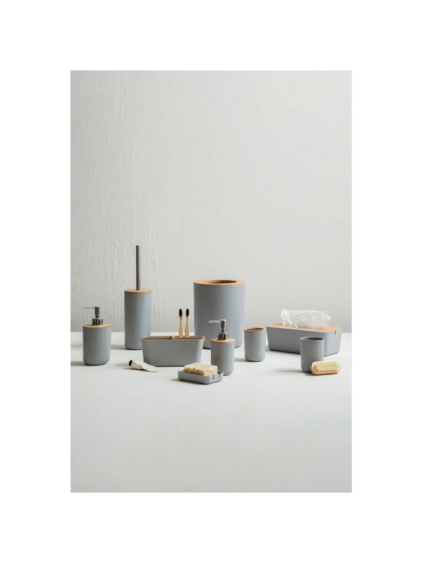 Premier Housewares Canyon Grey Toothbrush Holder 6 Premier Housewares Canyon Grey Toothbrush Holder - Image 4