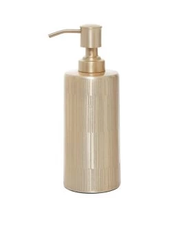 Premier Housewares Allegra Champagne Finish Soap Dispenser