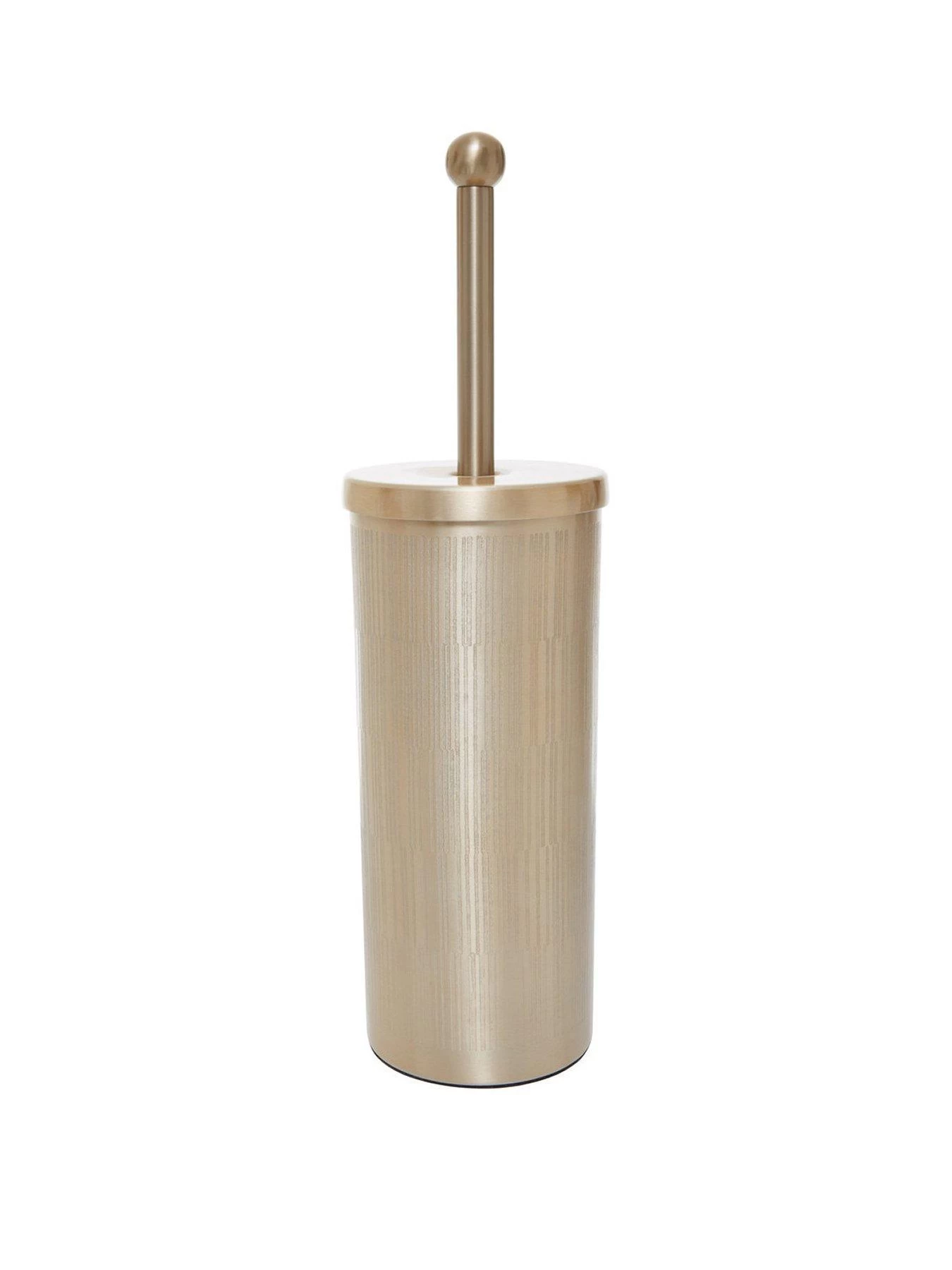 Premier Housewares Allegra Champagne Finish Toilet Brush 3 Premier Housewares Allegra Champagne Finish Toilet Brush