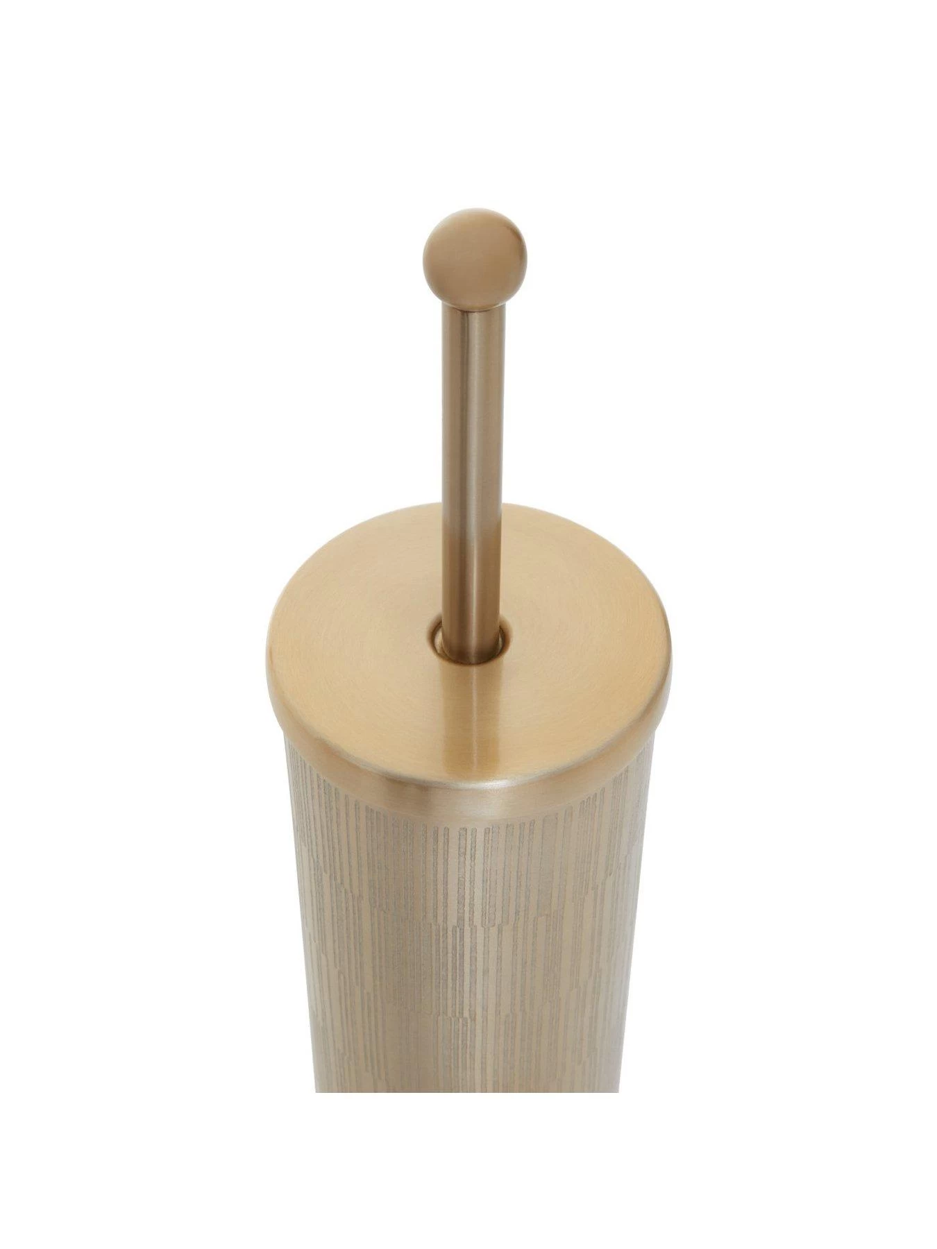 Premier Housewares Allegra Champagne Finish Toilet Brush 5 Premier Housewares Allegra Champagne Finish Toilet Brush - Image 3