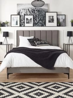 Aspire Phoebe Footend Velvet King Bed