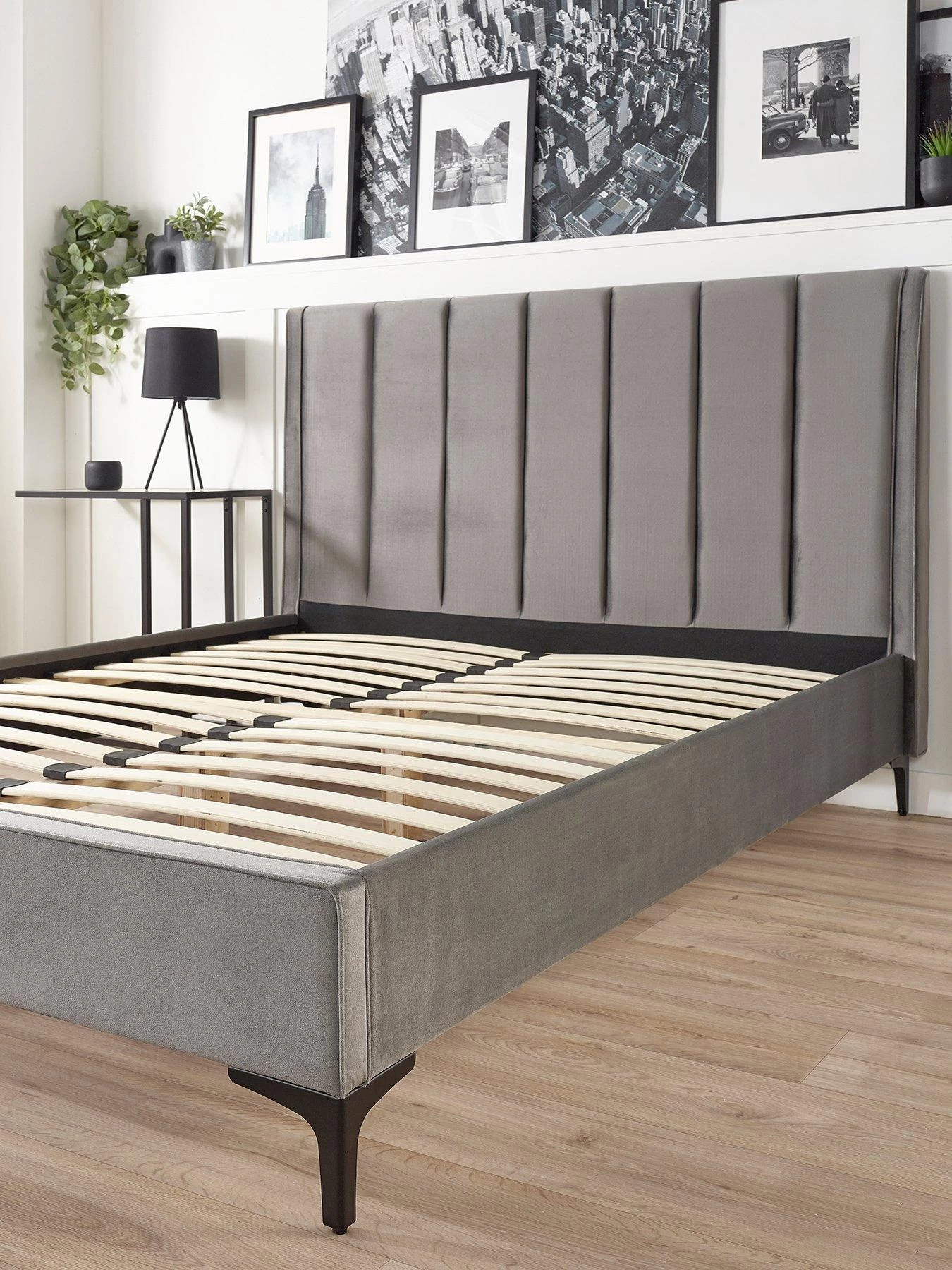 Aspire Phoebe Footend Velvet King Bed 6 Aspire Phoebe Footend Velvet King Bed - Image 4