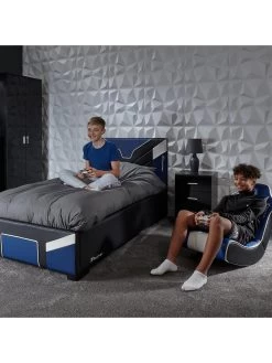 X Rocker Cerberus Bed - Ottoman -Home Comprehensive VPQ03 SQ5 0000000020 BLUE SLd2