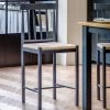 Gallery Eton Bar Stool (2 Pack) 2 Gallery Eton Bar Stool (2 Pack) -Home Comprehensive VPQA2 SQ1 0000003620 OAK BLUE RSr