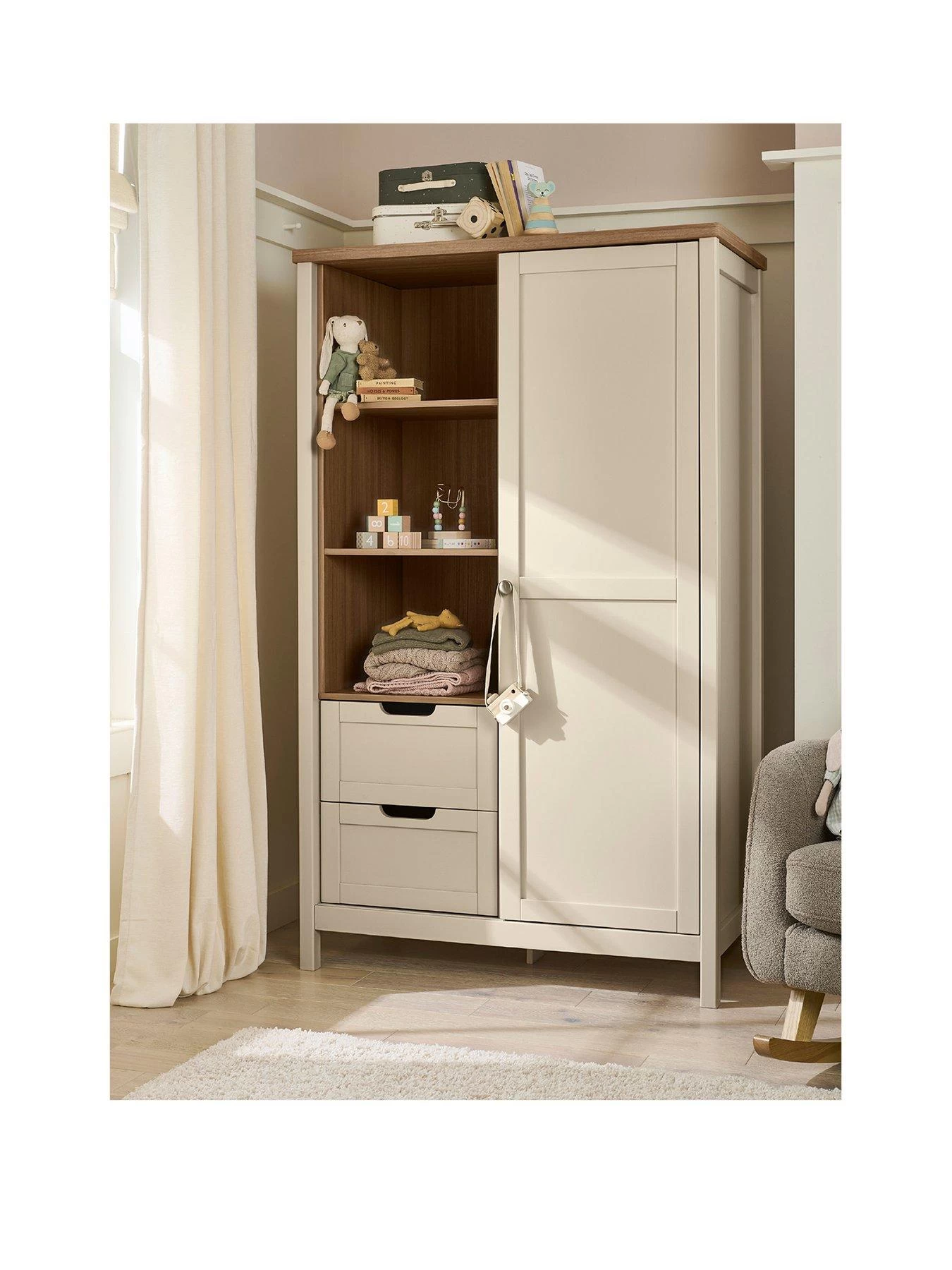 Mamas & Papas Harwell Wardrobe - Cashmere 4 Mamas & Papas Harwell Wardrobe - Cashmere - Image 2