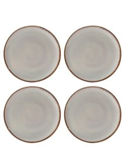 Mason Cash Reactive Set Of 4 Dinner Plates – Cream -Home Comprehensive VPXB3 SQ3 0000000088 NO COLOR SLd1