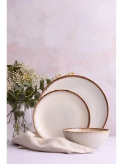 Mason Cash Reactive Set Of 4 Dinner Plates – Cream -Home Comprehensive VPXB3 SQ4 0000000088 NO COLOR SLd2