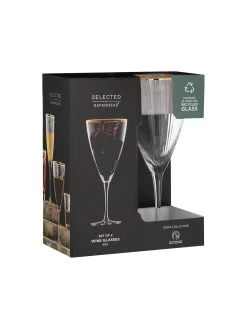 Ravenhead Roma 420 Ml Wine Glasses – Set Of 2 -Home Comprehensive VPXBB SQ5 0000000088 NO COLOR SLd3