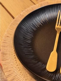 Mikasa Mk Round Placemat Set Of 4 Hessian 10 Mikasa Mk Round Placemat Set Of 4 Hessian -Home Comprehensive VQ7FD SQ4 0000000088 NO COLOR SLd2