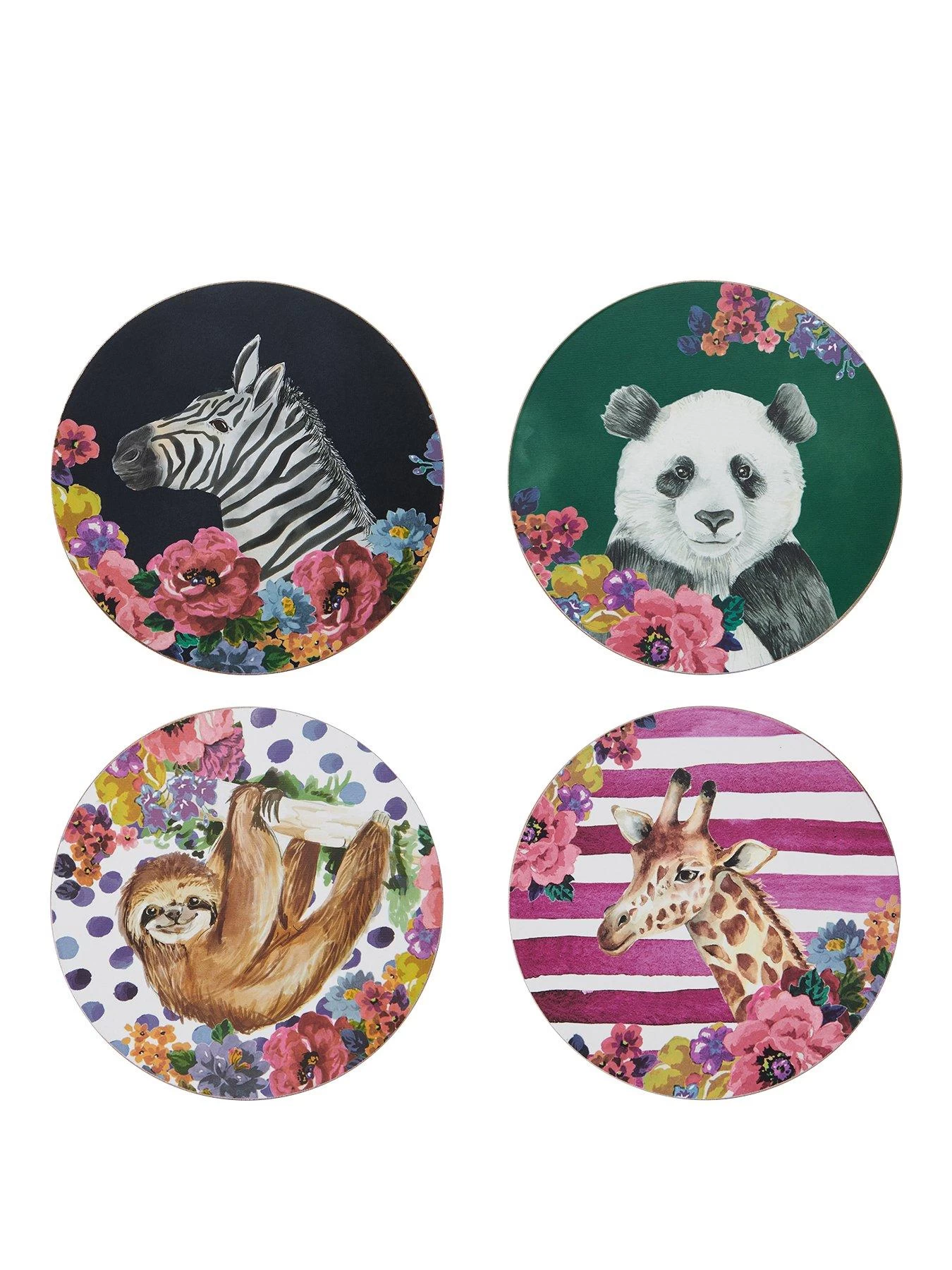 Mikasa Wild At Heart Coasters – Set Of 4 3 Mikasa Wild At Heart Coasters – Set Of 4