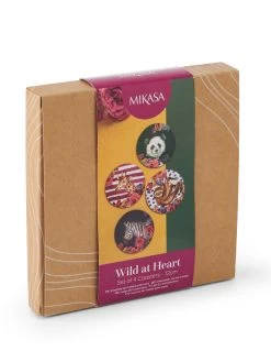 Mikasa Wild At Heart Coasters – Set Of 4 9 Mikasa Wild At Heart Coasters – Set Of 4 -Home Comprehensive VQ7FE SQ4 0000000088 NO COLOR SLd2