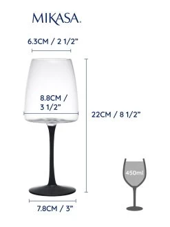 Mikasa Mk Palermo Red Wine 4pc -Home Comprehensive VQ7FI SQ5 0000000088 NO COLOR SLd3