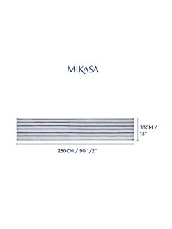 Mikasa Mk Cotton Linen Table Runner Navy Stripe 13 Mikasa Mk Cotton Linen Table Runner Navy Stripe -Home Comprehensive VQ7FM SQ6 0000000088 NO COLOR SLd4