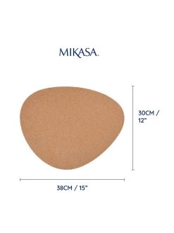 Mikasa Mk Pebble Placemat Set Of 4 Cork -Home Comprehensive VQ7FO SQ4 0000000088 NO COLOR SLd2