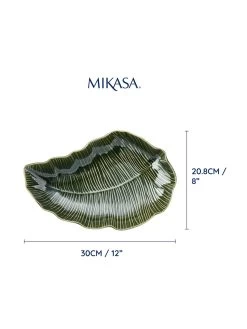 Mikasa Jardin Leaf-Shaped Serving Dish -Home Comprehensive VQ7FR SQ5 0000000088 NO COLOR SLd3