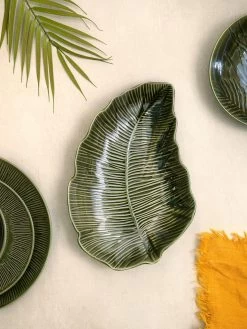 Mikasa Jardin Leaf-Shaped Serving Dish -Home Comprehensive VQ7FR SQ6 0000000088 NO COLOR SLd4