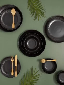 Mikasa Jardin Midnight 12-Piece Dinner Set 13 Mikasa Jardin Midnight 12-Piece Dinner Set -Home Comprehensive VQ7FS SQ5 0000000088 NO COLOR SLd3