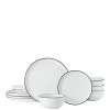 Mikasa Limestone 12-Piece Dinner Set 1 Mikasa Limestone 12-Piece Dinner Set -Home Comprehensive VQ7FX SQ1 0000000088 NO COLOR SLf