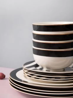 Mikasa Luxe Deco 12-Piece Dinner Set -Home Comprehensive VQ7G0 SQ4 0000000088 NO COLOR SLd2